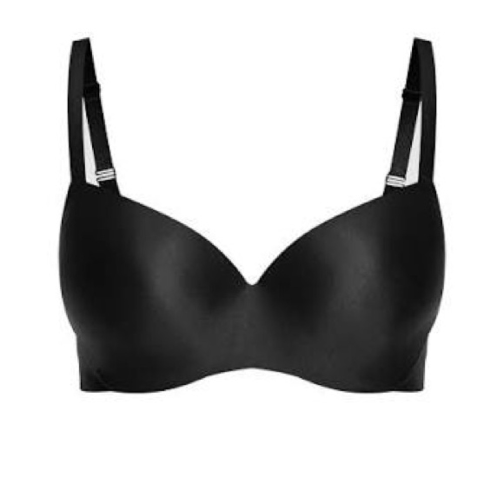 City Chic Bodycon Contour Black Bra